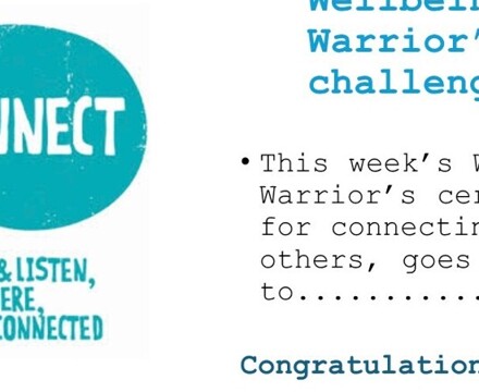Wellbeing Warrior’s connect certificate (1)