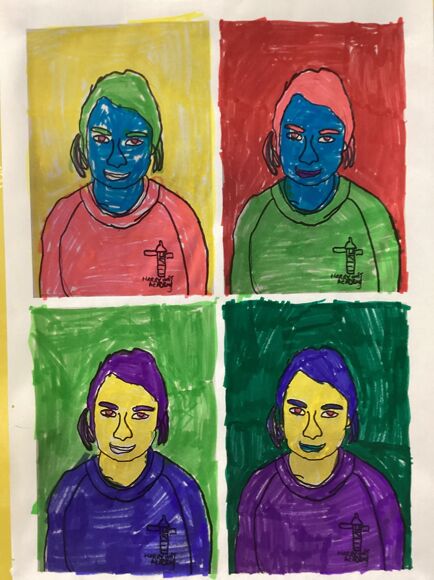 Artwork Inspired by Andy Warhol - Latest News - Harry Watts Academy